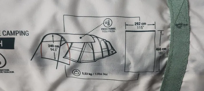 Túnel para barraca