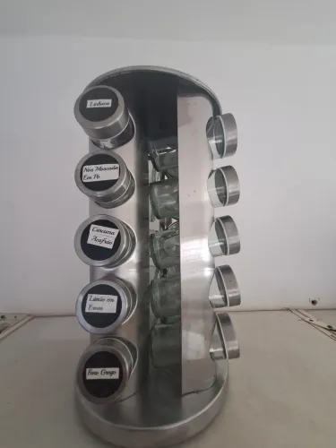 Porta tempero inox