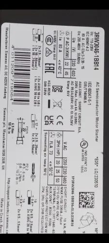 Soft Start Siemens 80A