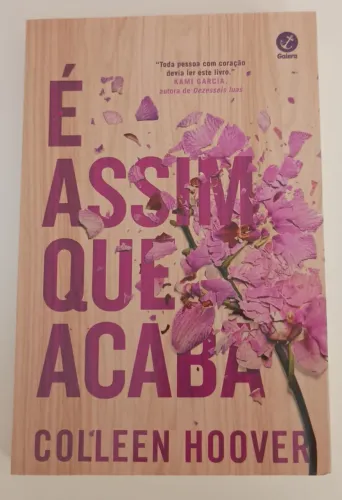 Livro - É Assim que Acaba (Collen Hoover) LER DESCRIÇÃO