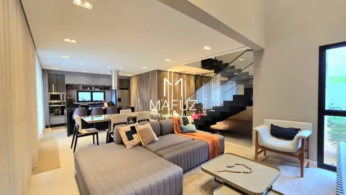 CASA À VENDA COM 4 QUARTOS - 3 SUÍTES, ACADEMIA ESPAÇO GOURMET COMPLETO - Alphaville Lagoa
