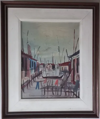 Pintura de Luiz França - Quadro em óleo sobre tela