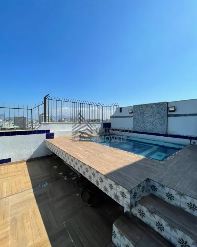 Cobertura duplex Jardim Icaraí, indevassável, 2 vagas | Chiarelli Imóveis