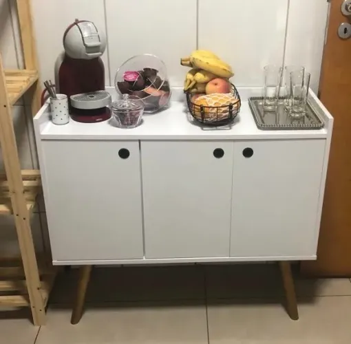 Buffet cantinho do café / buffet aparador pés palito decoração retrô