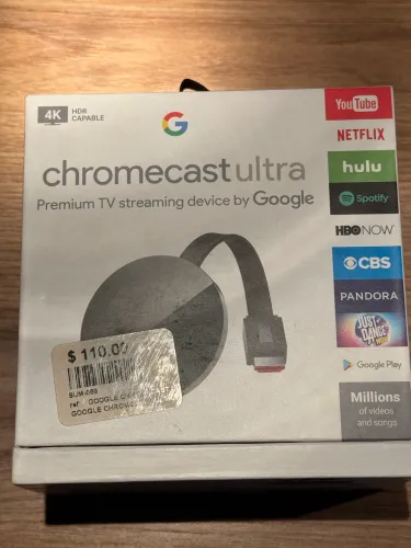 Google Chromecast Ultra 4K Preto