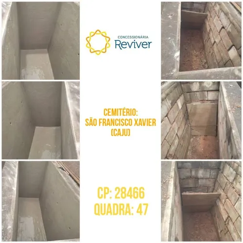 Vendo jazigo perpétuo no cemitério São Francisco Xavier do Caju