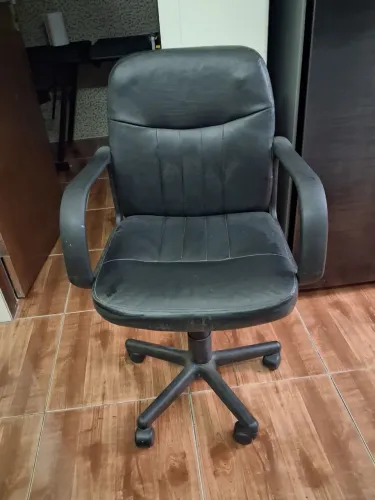 Cadeira de escritório ergonômica. 