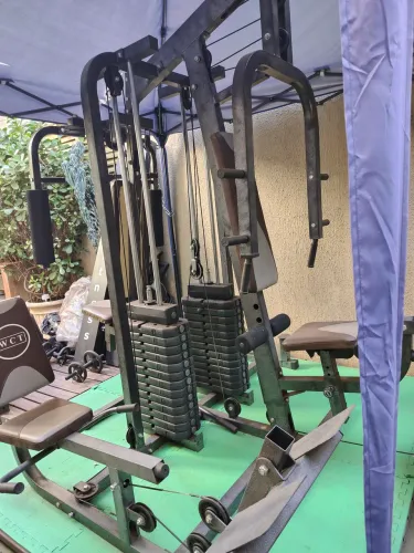 Estação de Musculação Pro Deluxe 204kg WTC Fitness