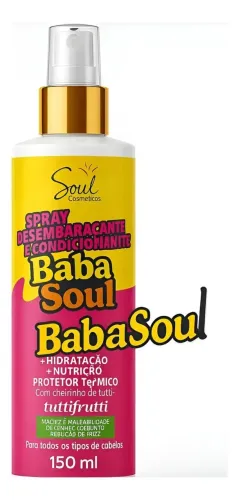 Spray Desembaraçante Soul Cosméticos Babasoul 150m