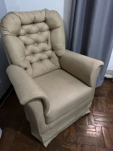 Poltrona de amamentação.