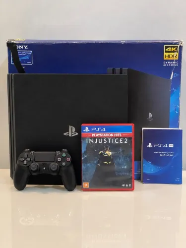 PlayStation 4 Pro 1TB + 1 controle + 1 jogo e caixa 