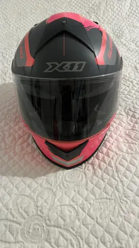 Capacete X11 58 + Viseira Extra - Conservado e Ótimo Preço!
