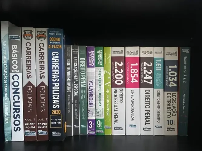 combo de livros para concurso alfacon