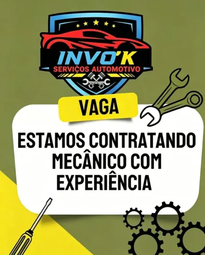 Vaga para mecânico 