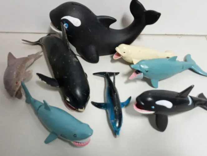 Brinquedos - animais marinhos