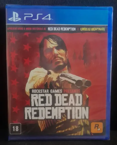 Jogo Red Dead Redemption 1 Ps4 Mídia Física Novo Lacrado