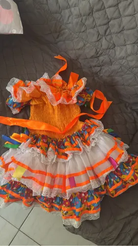 Vestido junino infantil