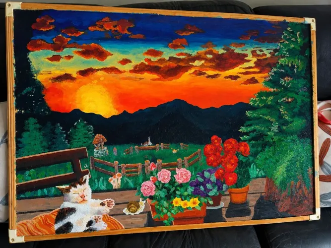 Pintura de Sala de Estar