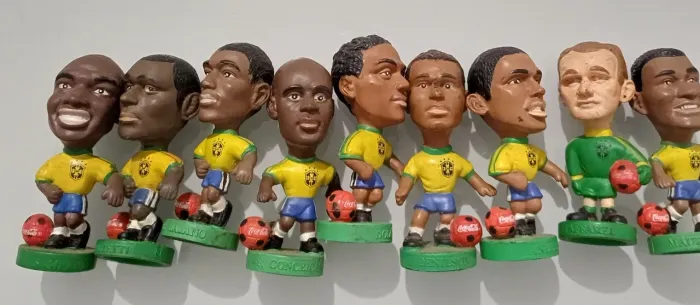 Bonecos Mini Craques Coca Cola- Copa 98