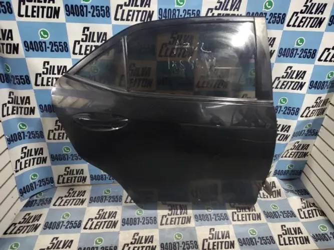 porta traseira direita corolla 2015 ate 2019 original completa acessorios brinde nota fisc