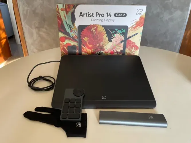 Mesa Digitalizadora - Artist Pro 14 - Gen 2 XPPen - Display - Tela para desenho