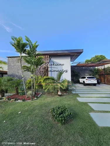 Casa em Condomínio para Venda em Camaçari, Busca Vida (Abrantes), 3 dormitórios, 3 suítes,