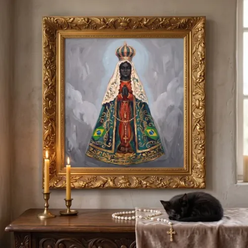 Tela decorativa Nossa Senhora da Aparecida