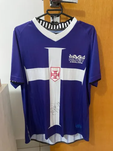 Camisa Vasco Penalty Cavalera azul - tam M