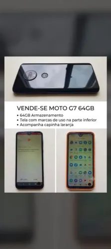 VENDE-SE MOTO G7 64GB