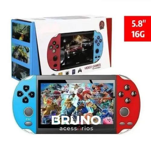 Console de jogos portátil tela grande 7