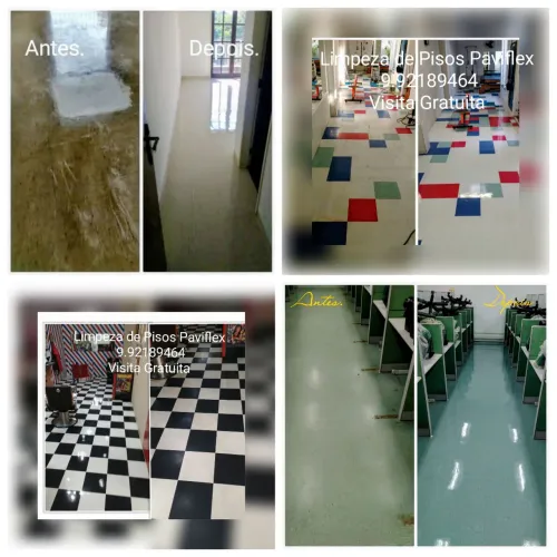 Limpeza de Pisos Paviflex 