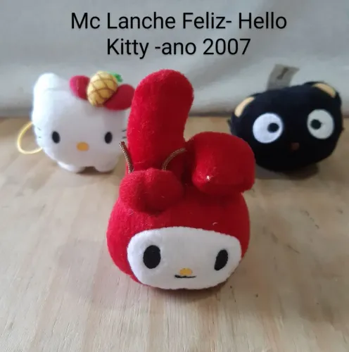 Hello Kitty Mc lanche Feliz -ano 2007 <br>Venda somente do lote <br>