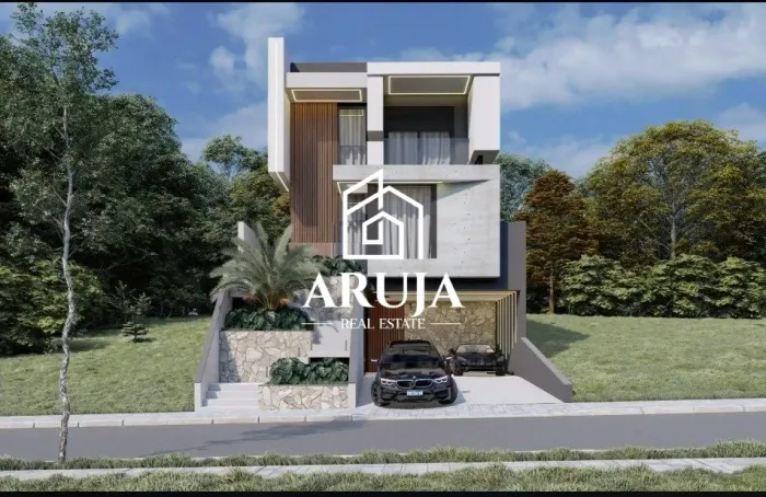 Casa Moderna em Condomínio Fechado com 4 Suítes, Piscina e 4 Vagas