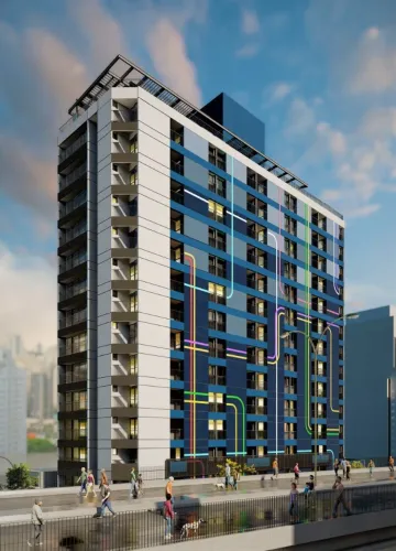 Studio à venda com 24m², 1 dormitório, por R$ 297.398 no Nurban Santa Cecília em São Paulo