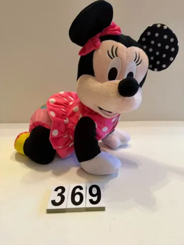 MINNIE MOUSE CLEMENTONI BABY ENGSATINHA COMIGO , FAZ SONS IMITA ALGUNS ANIMAIIS E ENGATINH