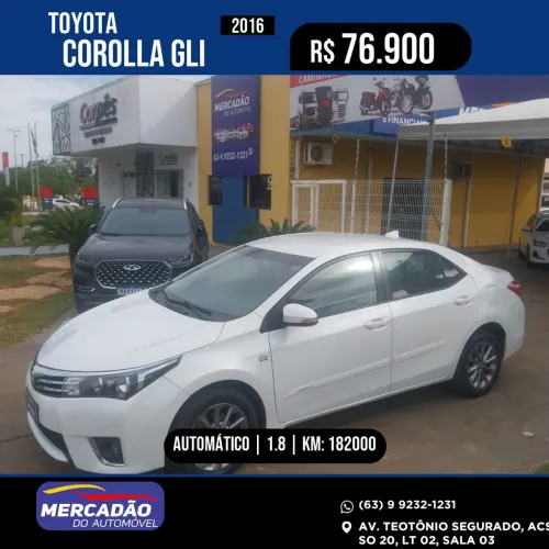 Toyota Corolla GLI 1.8 Flex 16V Aut. 2016