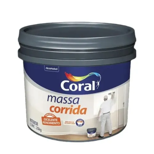 Balde 20kg massa corrida Coral