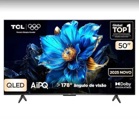 SMART TV TCL | 50 4K HDR OLED PONTO QUÂNTICO | LACRADA COM GARANTIA
