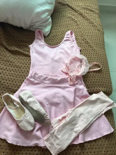 Conjunto roupa de balé infantil
