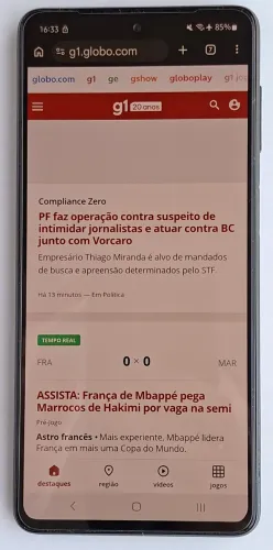 GALAXY M52 5G (6GB RAM + 128GB DE ARMAZENAMENTO) Excelente Estado