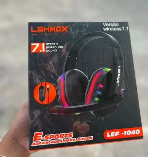 Fone de Ouvido Gamer RGB Led - Entrega Grátis