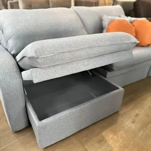 Sofa Cama Caixa Zero Bau 3 em 1 Entrega Imediata