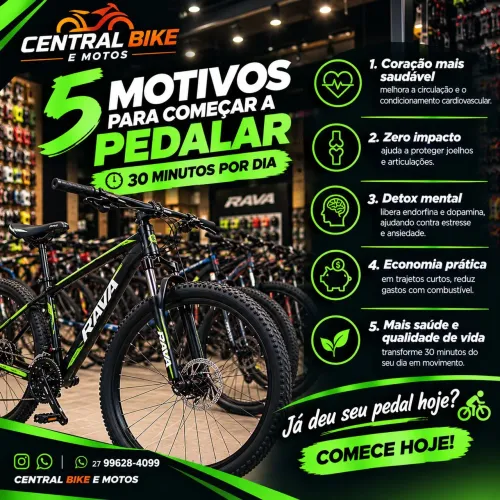 5 Motivo para você pedalar bicicleta rava