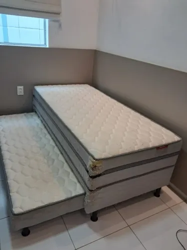 Bicama Box Solteiro Reconflex Elos (Com Cama Auxiliar)