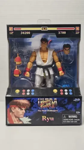 STREET FIGHTER 2 - RYU - BONECO JADA TOYS ORIGINAL 
