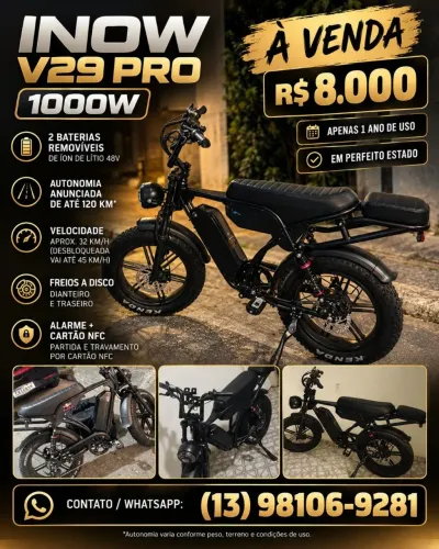 Bike eletrica v29pro