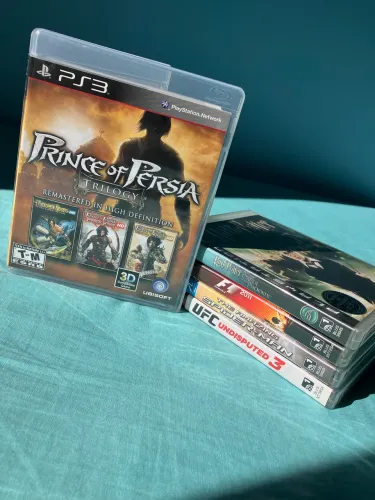 Lote de jogos: UFC, Harry Potter, Prince of Persia, Spider Man e F1 - PS3