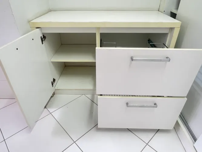 Urgente: Balcão Multiuso Branco R$150 (Preço de Mudança / Só Este Mês!)