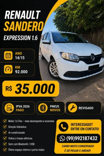 Renault Sandero Expression Hi-power 1.6 8V 5P 2015