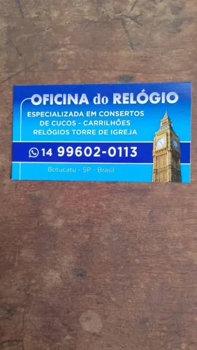 Oficina do relógio.